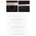 Watch Gasket Rubber Washer Seals 0.9mm Height 0.45mm Thick White Gasket Rubber O for 1.0mm-1.2mm Wristband Watches Supplies. 