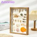 Fine Workmanship Frame Handmade 3d Shadow Box Display Case with Dried Flowers Large Photo Frame Diy 3d Picture Frame. 