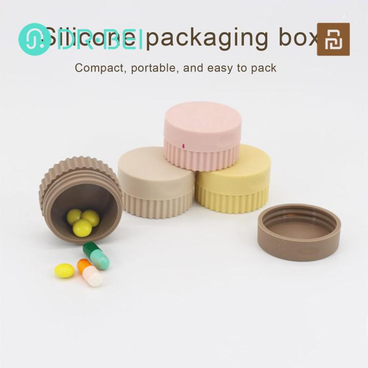 Large Diameter Storage Compact Silicone Travel Storage Box for Jewelry Cosmetics Space-saving Multi-purpose Organizer Case Silicone Storage Box