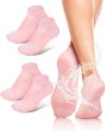 "Elastic Silicone Spa Socks, Moisturizing Gel Socks for Healing Dry, Cracked Feet". 