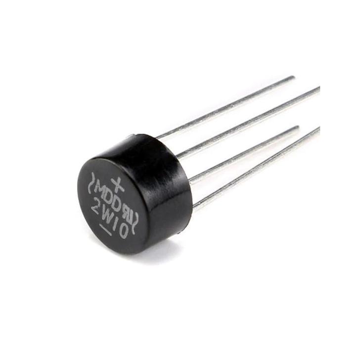 1PCS - Bridge Rectifier Diode 2A 1000Volt (2W10)