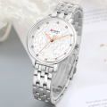 CURREN Luxury Bran Analog Quartz Stainless Steel Waterproof Wrist Watch For Girls With Brand Box-9046. 