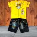 Imported Kids Clothes Summer Collection, Export Quality T-shirt And Jeans Short Pants For Kids Baby Boys. 