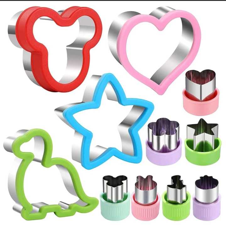 MSR. Sandwiches Cookie Cutter, Sandwich Cutters Cookie Cutters Vegetable Cutters-Cookie Cutter Stamps Mold Decorate Food