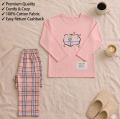 Premium Quality Soft Cotton Night Wear  - Night suit for girls and women, Sleeping Multicolor Dress Girls Sleepwear Loungewear Sleeping Suit T-shirt and Pajama, Night Dress for girls and women, Girls Dress, Comfy. 