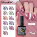 RG Glitter Cat Eyes Magnetic Gel Polish Nail Art Design Manicure UV LED Gel Nail Polish Lacquer Varnish Starry Sky Accessories. 