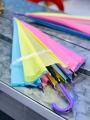 Beautiful Design Umbrella with superior Quality and Random Color - Sunny and Rain Umbrella for Women Man. 