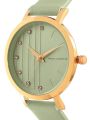 French Connection Analog Green Dial Women's Watch | Stylish & Elegant Timepiece for Modern Women & Girls. 