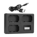 NP-FZ100 NPFZ100 Battery 3 Slot Charger Camera Alpha A7R3 A6600 A6700 A7M3 ARR4 A7R4 A7R5 A7III ZV-E1 FX3 Replacement Spare Parts. 
