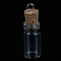 10Pcs Mini Glass Bottles Small Vials Cork Glass Jars Multi Usage Cork Wish Glass. 