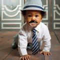 Joyful Baby Moustache Dummy Pacifier. 