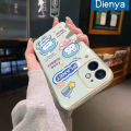 Dienya For Infinix Note 10 Case Cartoon Bear Rabbit Soft Shockproof Phone Cases Square Edge Pattern Luxury Plating Casing Full Back Cover Camera Lens Protection Cover. 