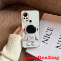 Casing infinix hot 11s infinix hot 11s nfc hot 11 back cover phone case Softcase Electroplated silicone shockproof Protector Smooth Cover new design Astronaut with holder DDYHY02. 
