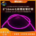 5050 Colorful Neon Strip 0816MM Extruded Silicone 12V24V Low Voltage Neon Decorative Strip RGB Strip Light. 