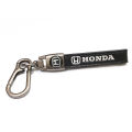Premium Quality Stainless Steel Honda / Toyota  Logo Leather Strap Keychain Modern Looking | ideal Key-holder For Bike And Cars Gift Item Key Ring. 