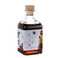 Net red glass fruit bottle high-value sealed juice drink glass bottle coffee milk tea bottle green plumbottle. 