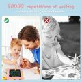 Magic Slate Writing And Drawing Board With Stamps And Pen Magic Slate for Kids Learning 10 inch Random Color. 