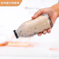 With lid 300ml glass milk tea bottle drink juice bottle sealed milk bottle soy milk coffee glass bottle jam bottle. 