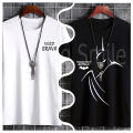 Pack Of 2 White Vero Brava & Batman Smart Fit T-Shirt For Men's / Women's. 
