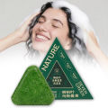 Nature Triangle Shampoo Bar - Nature Seven Green Soap Shampoo Bar - Natural Organic Plant Based Calming & Strengthens Hair For Men And Women - 120g. 