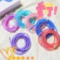 2Pcs Aurora Data Cable Protector Multi-color Spring Wire For Mobile Phone Data Line Type-C Android Micro Protective 1.6m Lines. 
