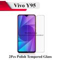 2Pcs Vivo Y95 Tempered Glass Screen Protector Polish Glass For Vivo Y95. 