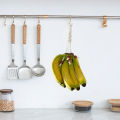 Banana Holder Space-saving Fruit Banana Hanger DIY Cotton Rope Crafts. 