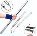Classical Bruce Lee Nunchaku Martial Arts Training Practice Metal Stainless Steel Nunchucks Durable Nunchaku. 