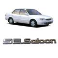 Pack of 1 Toyota SE.Saloon Emblem Plastic Chrome Monogram. 
