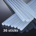 TRADERZ – Glue Guun Sticks / Glue Guun Sticks 7mm for Small Hot Glue Guun (Pack of 6, 12, 24, 30, 36). 