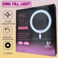 26cm Ringlight with Full Size 7ft Tripod Stand & Mobile Holder | Best Makeup LED Selfie Light for TikTok, YouTube, Videography & Photography | Dimmable USB Ring Light for Studio Lighting. 