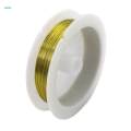 3xMetal Craft Wire Iron DIY Wire Jewellery for Crafts Beading Jewelry Making Gold. 
