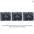 Half height MSATA Mini Pcie SSD To 2.5'' SATA3 6.0gps Adapter Converter Card Tetuo. 