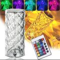 Crystal Lamp Rose Light Diamond Lamp 16 Colors Changing with Remote Control. 