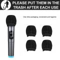 240Pcs Mic Covers Disposable Non-Woven Mic Cover Mic Microphone Windscreen & Filters for Karaoke. 