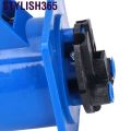 Stylish365 3 Pin Concealed Industrial Outlet PC Brass Blue CEE Socket for Electric Power IP44 EU Plug 220‑250V. 