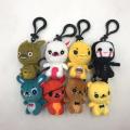 FNAF Plush Keychain Freddy Bear Foxy Chica Clown Bonnie Animal Stuffed Plushie Dolls Keychain. 