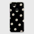Google_ Pixel 3 Cover - Matte Finish - White Bloom Flowers with Black Background Printed Hard Case with Life Time Colors Guarantee. 
