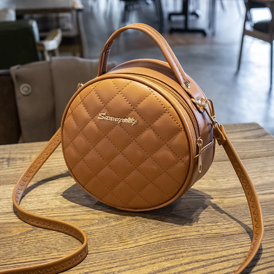 Round bag leather hotsell