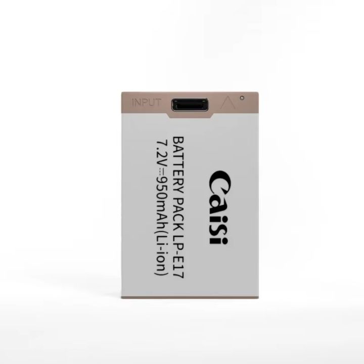 1%20Piece%20Caisi%20Battery%20Canon%20LP-E17%20with%20C%20type%20Charging%20Port%20(950mah)%20-%20Image%202
