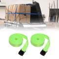 2 Pieces Tie Down Straps Car Roof Rack Straps Lightweight Lashing Straps. 