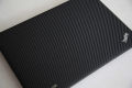 Universal Laptop Back Skin Carbon Fiber Texture - Black. 