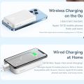 Baseus Magnetic Power Bank, 10000mAh Wireless Powerbank PD 20W with USB-C Cable, for MagSafe, for iPhone 16/15/14/13/12 Series, Black/White. 
