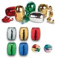 MULTICOLOR RIBBON EGGS FOR BALLOON DECORATION ( PACK OF 6 RIBBON ). 