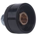Spreeshop 1 Set of Black European Style Electric Welding Machine Cable Connector DKJ 35-50 Quick Connector Plug Socket. 
