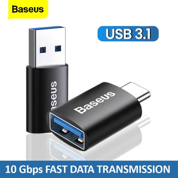 Baseus USB 3.1 OTG Adapter, “Type-C Male to USB Female ” & “Type-C female to USB Male” OTG Connector