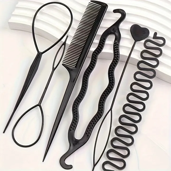 Hair%20Styling%20Tools%20Set%20for%20Girls,%206pcs%20Hair%20Accessories,%20Combs,%20Bands%20&%20Care%20Kit%20-%20Image%202