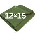 Heavy Duty Army Green Canvas Tarpaulin  The Ultimate Outdoor And Agricultural Cover Tarpal Solution. 