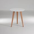 Side Table Round Coffee Table (stool) , White Table. 