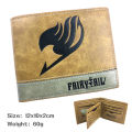 Japanese Anime Fairy Tail Wallets PU Leather Embossing LOGO Purse for Teenager Men Women Card Holder Cartoon Dollar Short Wallet. 